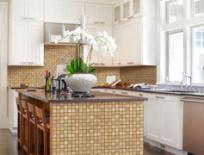 Medinė mozaika virtuvėje